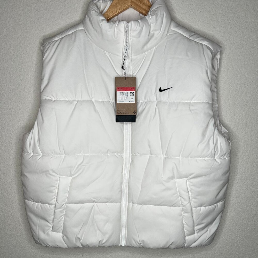 Nike Woman's Therma-FIT Loose Puffer Vest White Large